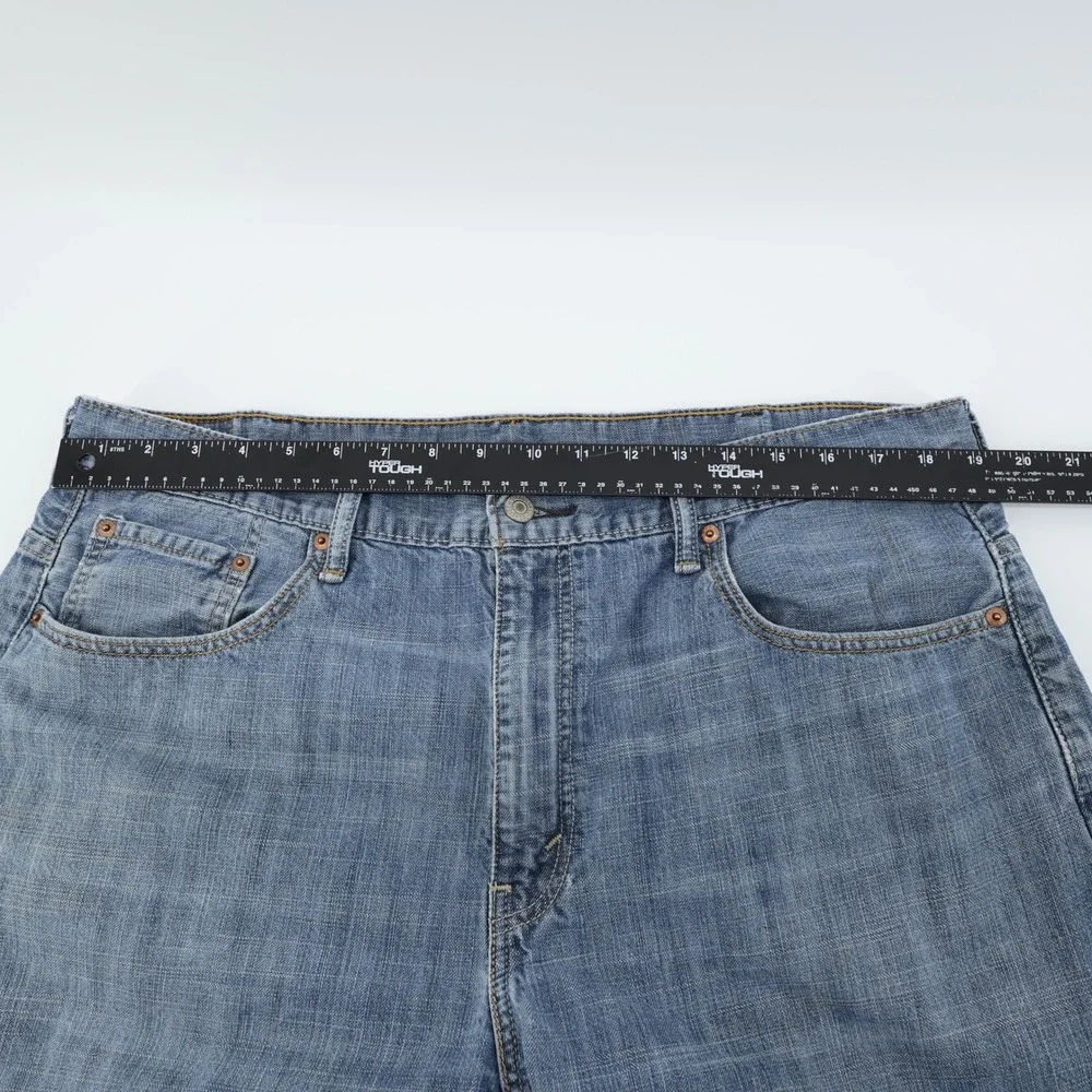 Levi Strauss 569 Loose Fit Mens Jeans Blue Wash Size 38x32 -‎ Flaws